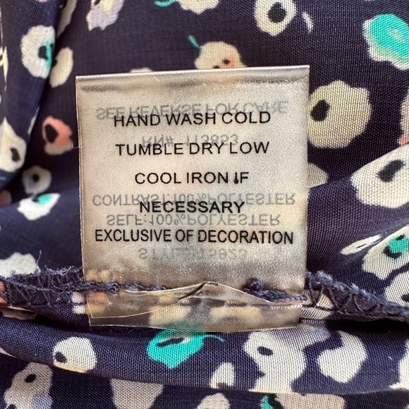 SUGARLIPS, NWOT, MIXED PRINT TOP. ROUND NECK, ANIMAL PRINT LONG SLEEVE. SIZE M - Picture 9 of 9